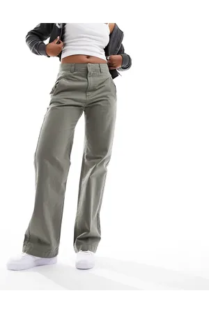 Cotton On Cotton On relaxed straight leg trousers in woodland
