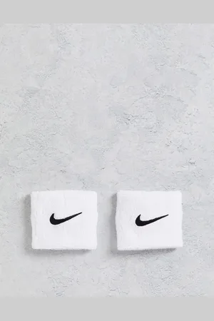 Nike Swoosh wristbands 2 pk in white and