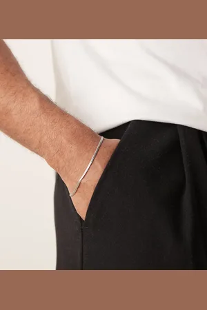 ASOS Sterling flat chain bracelet in