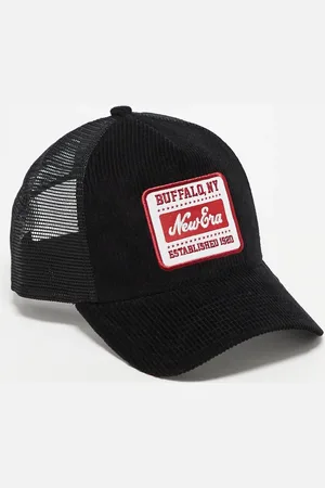 New Era Vintage patch trucker cap in