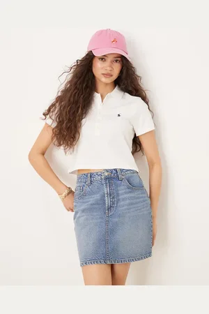 Ralph Lauren Cropped icon logo polo in