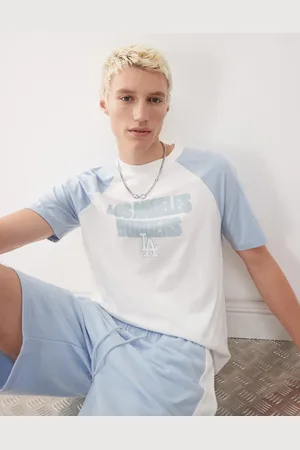 New Era LA Dodgers raglan t-shirt co-ord in multi