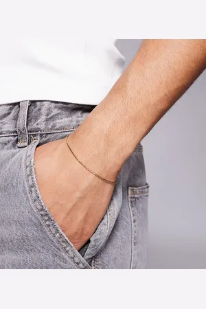 ASOS Sterling silver chain bracelet in plate
