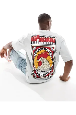 Bershka Match box printed t-shirt in