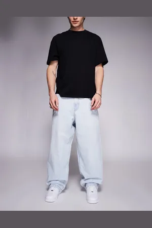 Bershka Super baggy jean in light