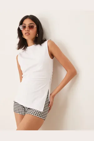 ASOS Cinched vest with asymmetric hem in