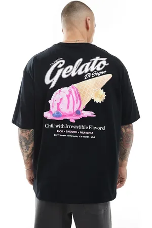 ASOS Oversized t-shirt with summer graphic in