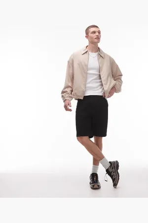 Topman Denim straight leg short in