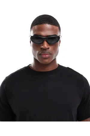 ASOS Festival racer sunglasses in matte with lens