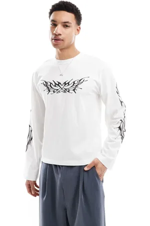 Cotton On Cotton On long sleeve cyber graphic t-shirt in
