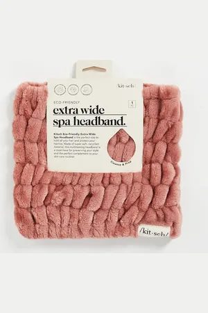 KITSCH Extra Wide Spa Headband - Dusty Rose