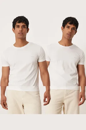 GANT 2 pack lounge tops with shield logo in