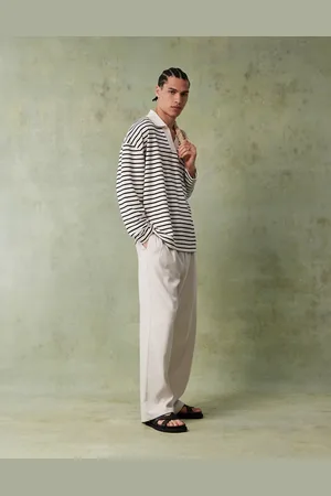 Cotton On Cotton On baggy pleated trouser in stone