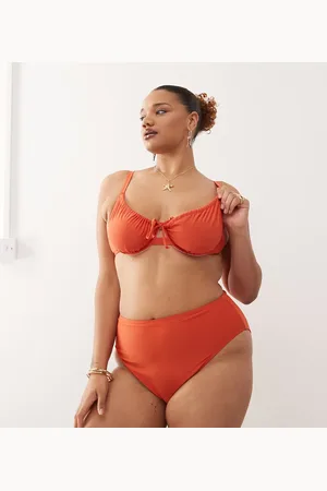 COLLUSION Curve mix and match high waisted bikini bottom in