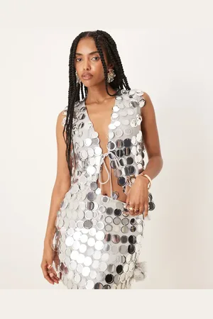 ASOS Sequin vest co-ord in