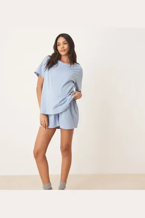 ASOS ASOS DESIGN Maternity mix & match boxer pyjama short in