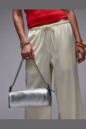 Topshop Sari barrel shoulder bag in