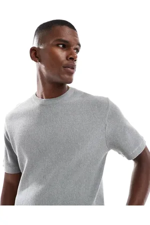 Brave Soul Knitted t-shirt in marl