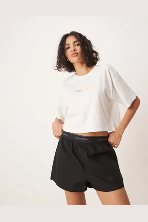 Calvin Klein Pride woven boxer pyjama shorts in