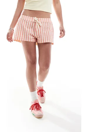 Cotton On Cotton On crinkle board shorts in pink gingham
