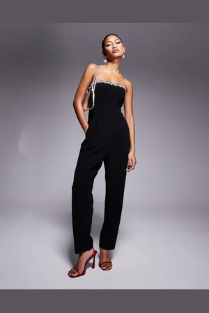 Lulus Straight leg bandeau jumpsuit in