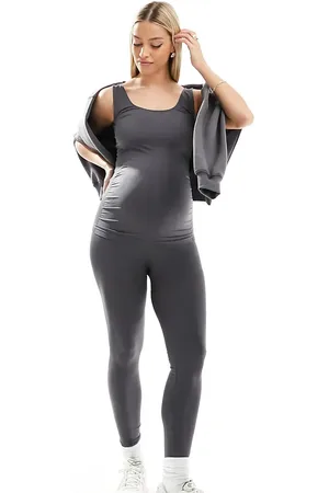 Mama;licious Mamalicious Maternity seamless vest top co-ord in