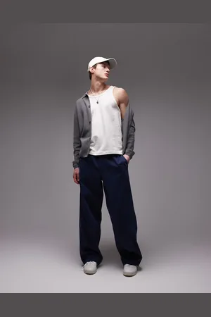 Topman Baggy fit chino twill trouser in