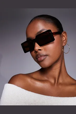 Kaiia Square frame sunglasses in tort
