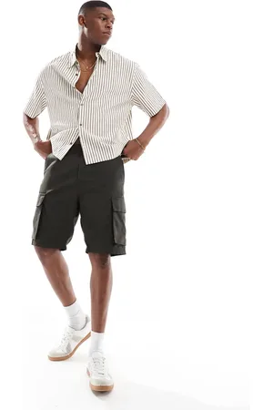 French Connection French Connection tech cargo pocket shorts in khaki