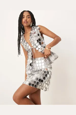 ASOS Embellished sequin mini skirt co-ord in