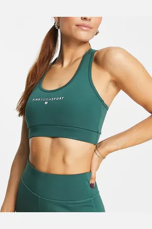 Pink Soda Sport Essentials polyester blend muscle bra in
