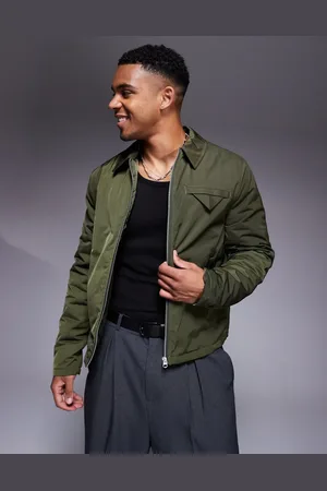 ASOS Smart harrington jacket in khaki
