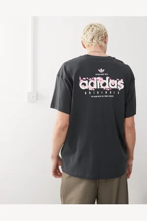 adidas T-shirt with floral graphic in