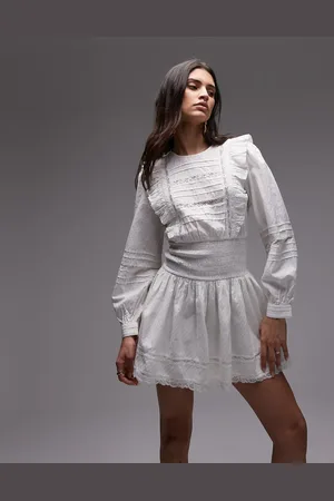 Topshop Prarie mini tea dress in