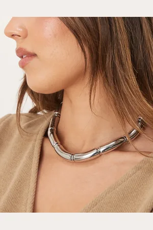 ASOS Statement choker with tubular design in tone