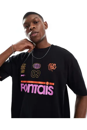 ASOS Oversized t-shirt with sports graphic in