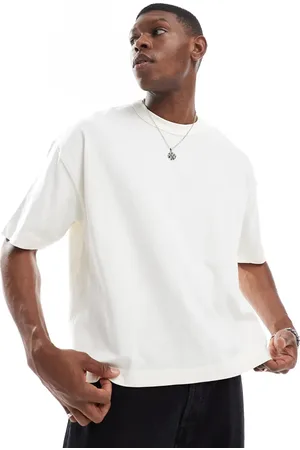 ASOS Heavyweight oversized boxy t-shirt 240gsm in cream