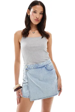 JJXX Denim skort in light wash