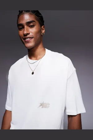 Bershka Arc t-shirt in cream