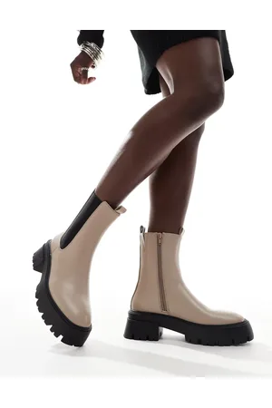 Schuh Addilyn chunky ankle boots in natural