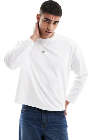 ASOS Heavyweight oversized boxy long sleeve t-shirt in