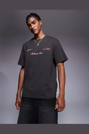 Bershka Late dinner club t-shirt in