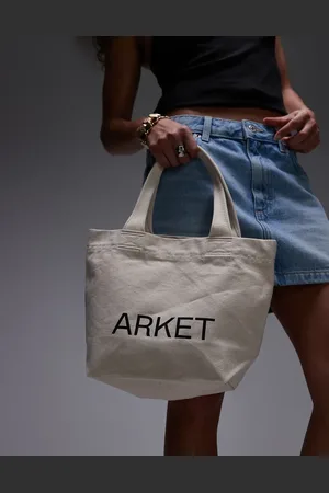 ARKET Canvas mini tote in off