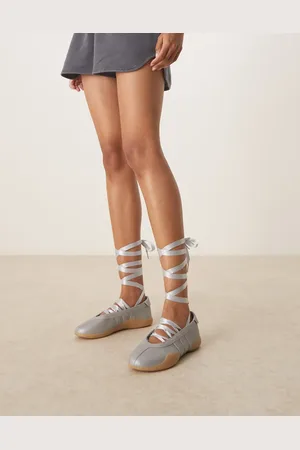 adidas Taekwondo Mei Ballet trainers in metallic