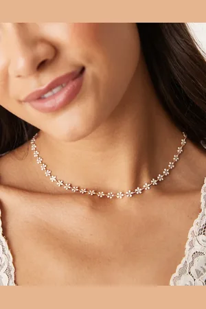 ASOS Short necklace with mini flower detail