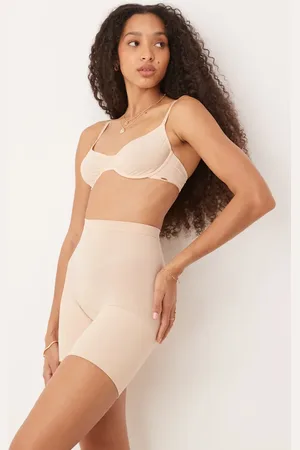 Spanx Seamless Power Short in Beige - BEIGE