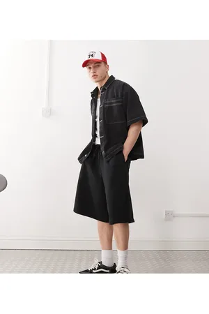 COLLUSION Relaxed skater jersey jogger short in