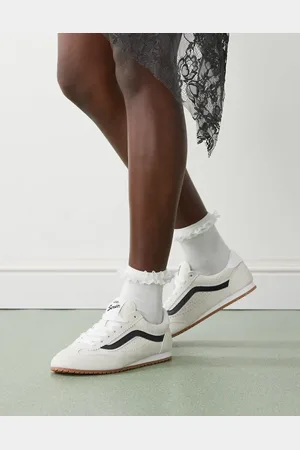 Vans Super Lowpro suede terrace trainers in off