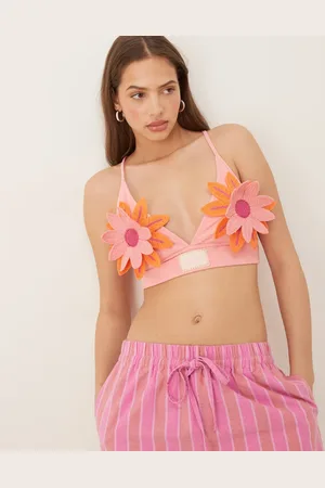 adidas Crochet flower bralet