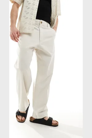 Hollister Baggy linen trouser in beige